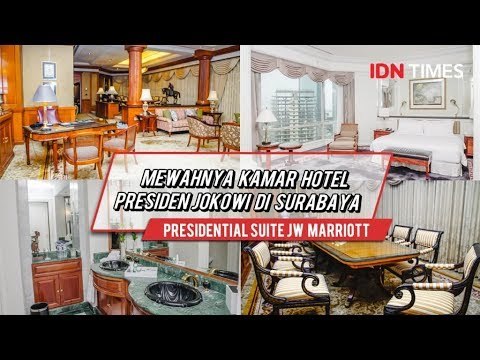 Presidential Suite JW Marriott, Mewahnya Kamar Hotel Presiden Jokowi di Surabaya