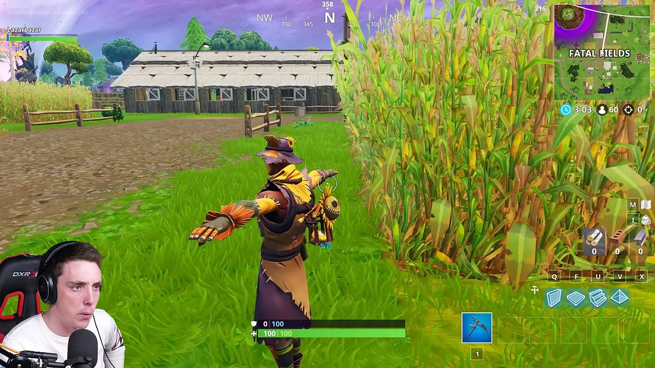standing still all game...