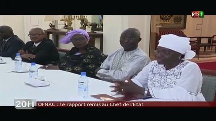 OFNAC :  le rapport remis au Chef de l'Etat