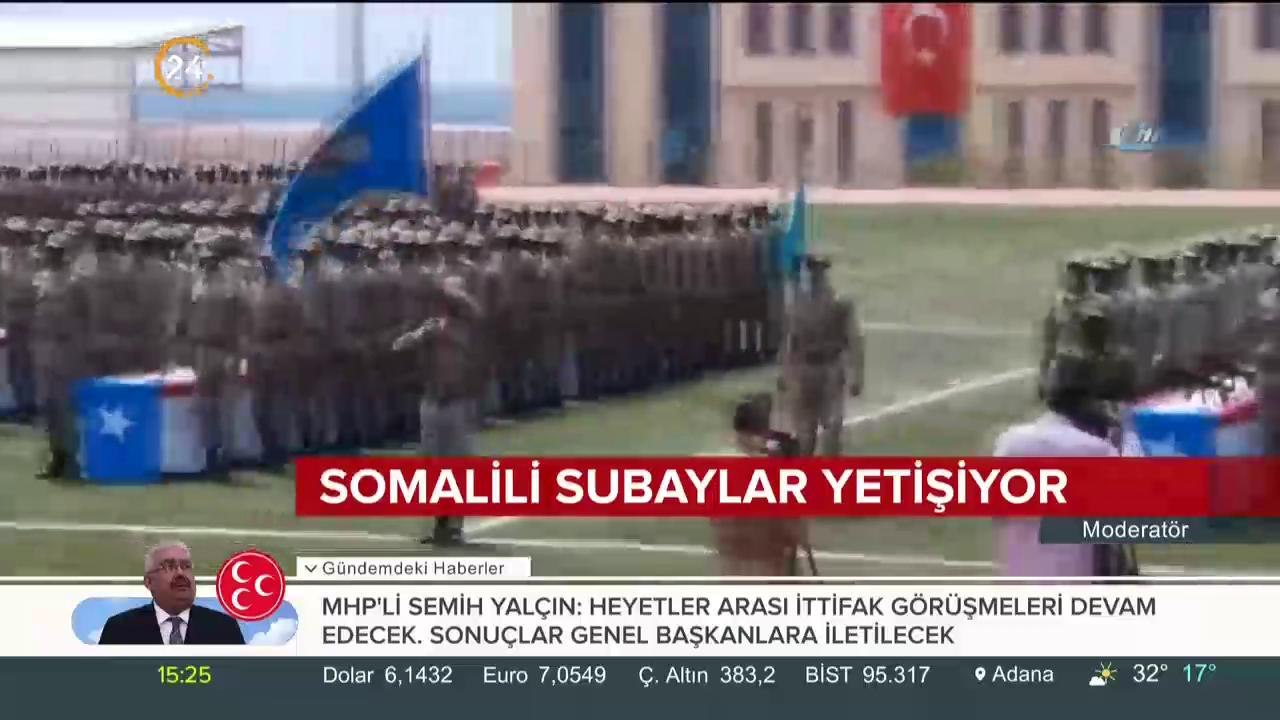 Somalili subaylar yetişiyor