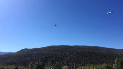 Çankırı'da Helikopter Destekli Trafik Uygulaması