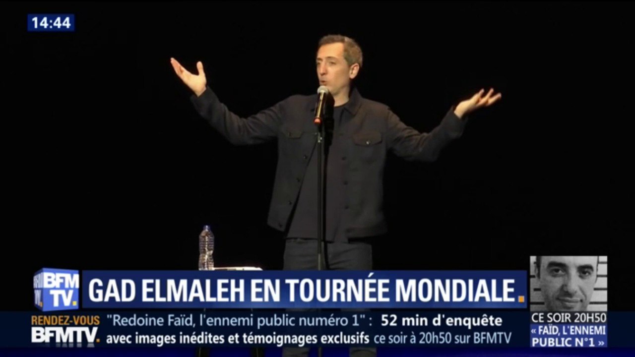 Gad Elmaleh ne s'arrête plus... il s'offre à présent une tournée mondiale !