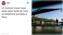 Paris : un homme meurt noyé alors qu'il tentait de voler un téléphone portable.