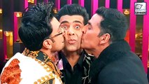 Akshay Kumar & Ranveer Singh KISS Karan Joahr On Koffee With Karan!