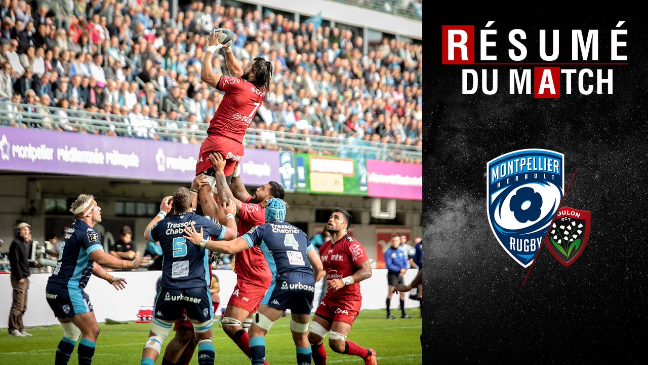 Résumé Montpellier/Toulon TOP14 J7