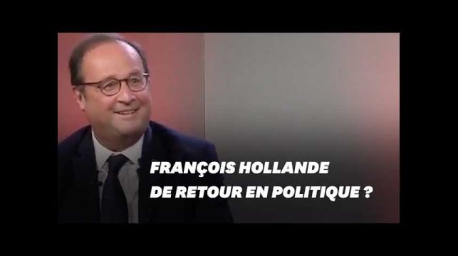 Un retour en politique ? François Hollande avoue parfois y penser” mais...