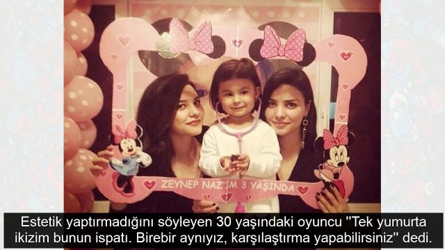 Hazal Filiz Küçükköse iddialara ikiziyle yanıt verdi