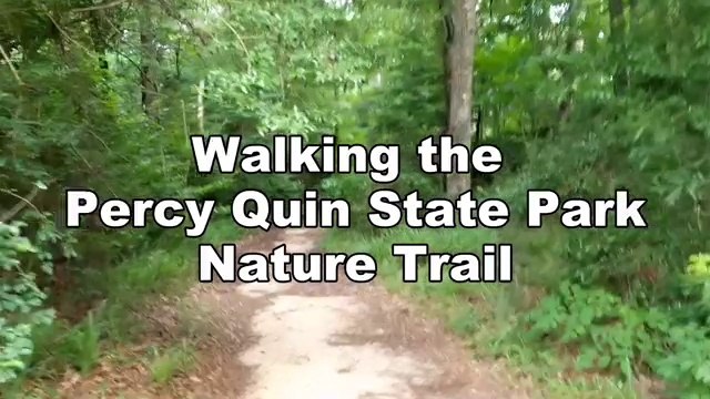 Walking the Nature Trail at Percy Quin State Park in McComb, Mississippi