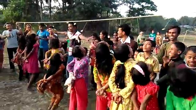 Bangladeshi Traditional games school students. Bangladeshi local game.