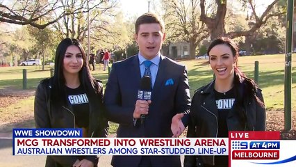 IIconics (Billie Kay and Peyton Royce) - 9News Melbourne Interview