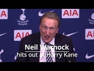 Neil Warnock Hits Out At Harry Kane As Cardiff Lose To Tottenham