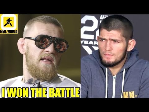 Conor McGregor says he won THE BATTLE against Khabib and his team at UFC 229,Khabib's dad on Conor