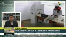 En medio del desorden peruanos participan de elecciones regionales