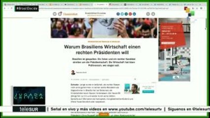 Redes sociales plagan de Fake News contra candidato brasileño del PT