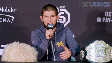 UFC 229 Khabib Nurmagomedov Addresses the UFC 229 Fight and Controversies 🥋