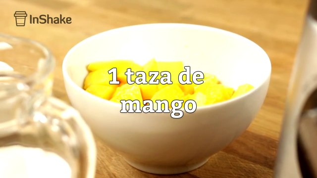 Batido de mango y pasas
