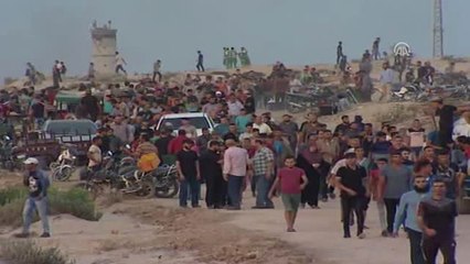 Gazze'deki Büyük Dönüş Yürüyüşü Gösterileri Devam Ediyor (2)