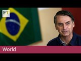Bolsonaro wins first round of Brazil’s presidential election