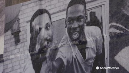 Michael Jordan's childhood home, where he learned to play basketball, hit by Florence