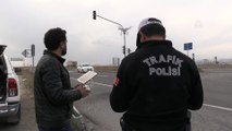 'Drone' ile trafik denetimi - KARS