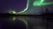 Stunning footage captures the northern lights over Finland