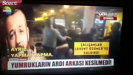 Tiyatrocu Levent Üzümcü'ye şok saldırı