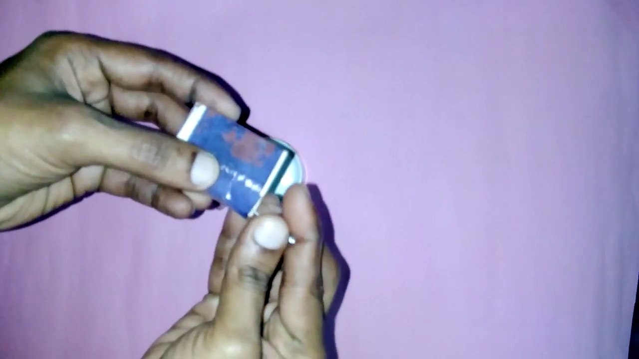 Smoke from finger