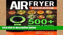 Library  Air Fryer Cookbook: 500  Delicious   Healthy Air Fryer Recipes For Home Cooking
