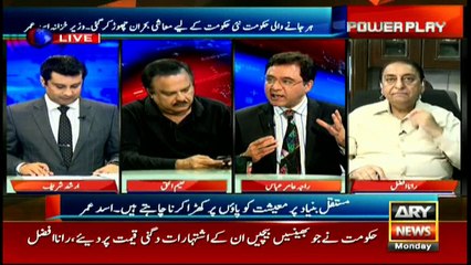 Opposition should support govt to end economic crisis: Raja Amir Abbas