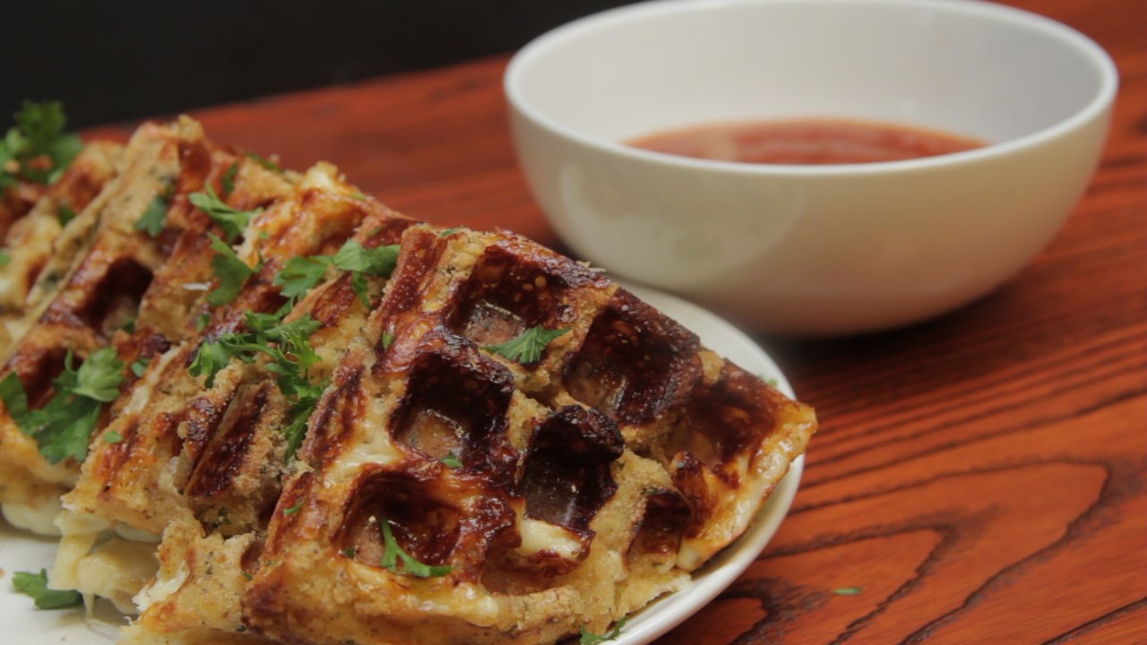 Mozzarella Stick Waffles