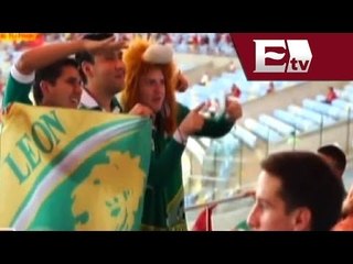 Aficionados del Léon gozan de la victoria ante Flamengo en el Maracaná/ Gerardo Ruiz