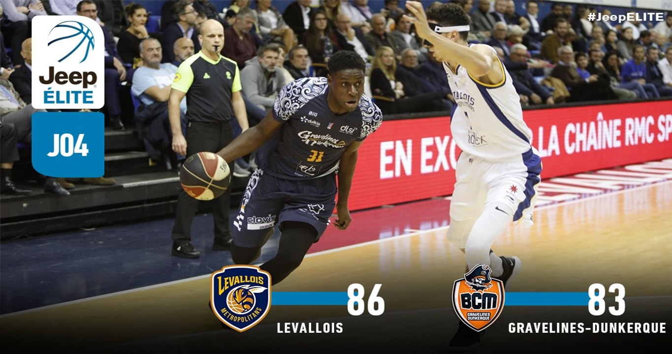 Jeep® ÉLITE : Levallois vs Gravelines-Dunkerque (J4)