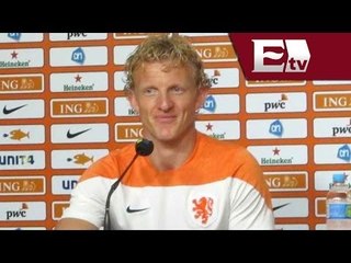 Dirk Kuyt mostró respeto por México previo al enfrentamiento en octavos/ Viva Brasil