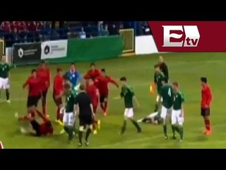 Jugadores del Tri Sub-20 protagonizan pelea contra irlandeses/ Gerardo Ruiz