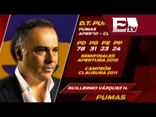 Guillermo Vázquez vuelve a la dirección técnica de los Pumas/ Gerardo Ruiz