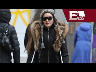 Madonna en muletas / Madonna polémica en Instagram / Función con Adrián Ruiz