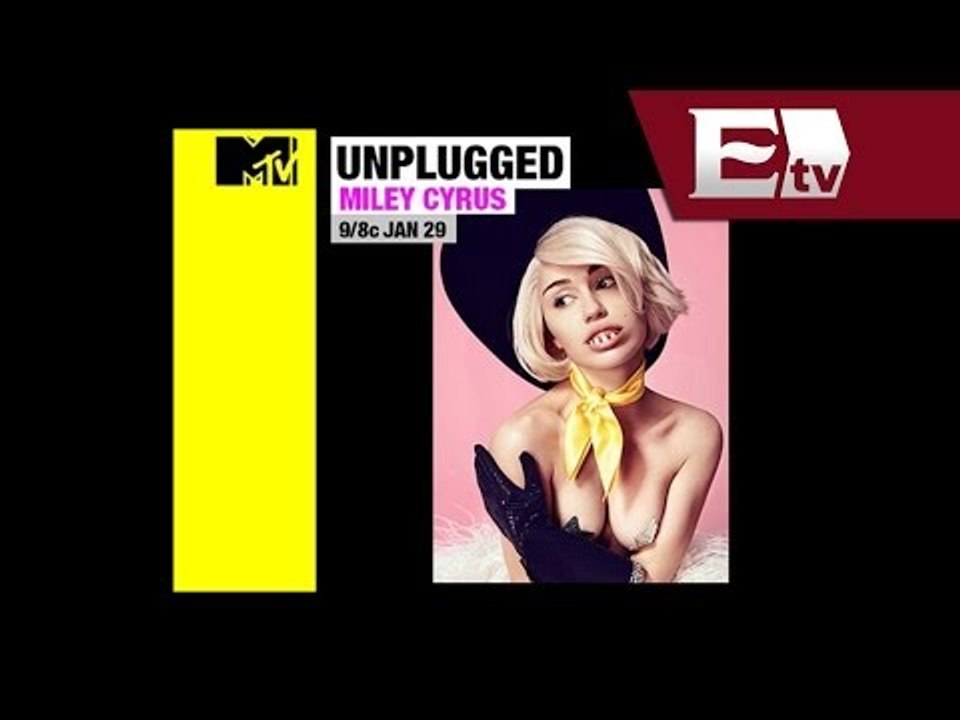Miley Cyrus saca el colmillo para llamativo póster de su Unplugged´/ Joanna Vegabiestro
