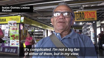 Brazilians torn between Bolsonaro, Haddad for second round