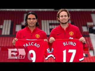 Manchester United presenta a Radamel Falcao y Daley Blind/ Gerardo Ruiz