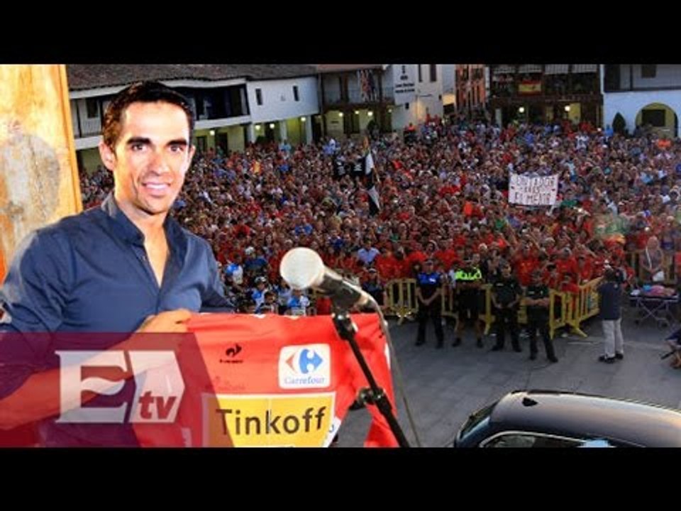 Reconocen a Alberto Contador tras ganar la Vuelta a España/ Rigoberto Plascencia