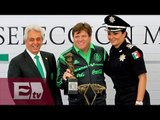 Selección Mexicana de fútbol recibe reconocimiento de la Policía Federal/ Gerardo Ruiz