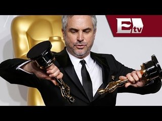 Alfonso Cuarón recibe Oscar como mejor Director / Salvador Franco