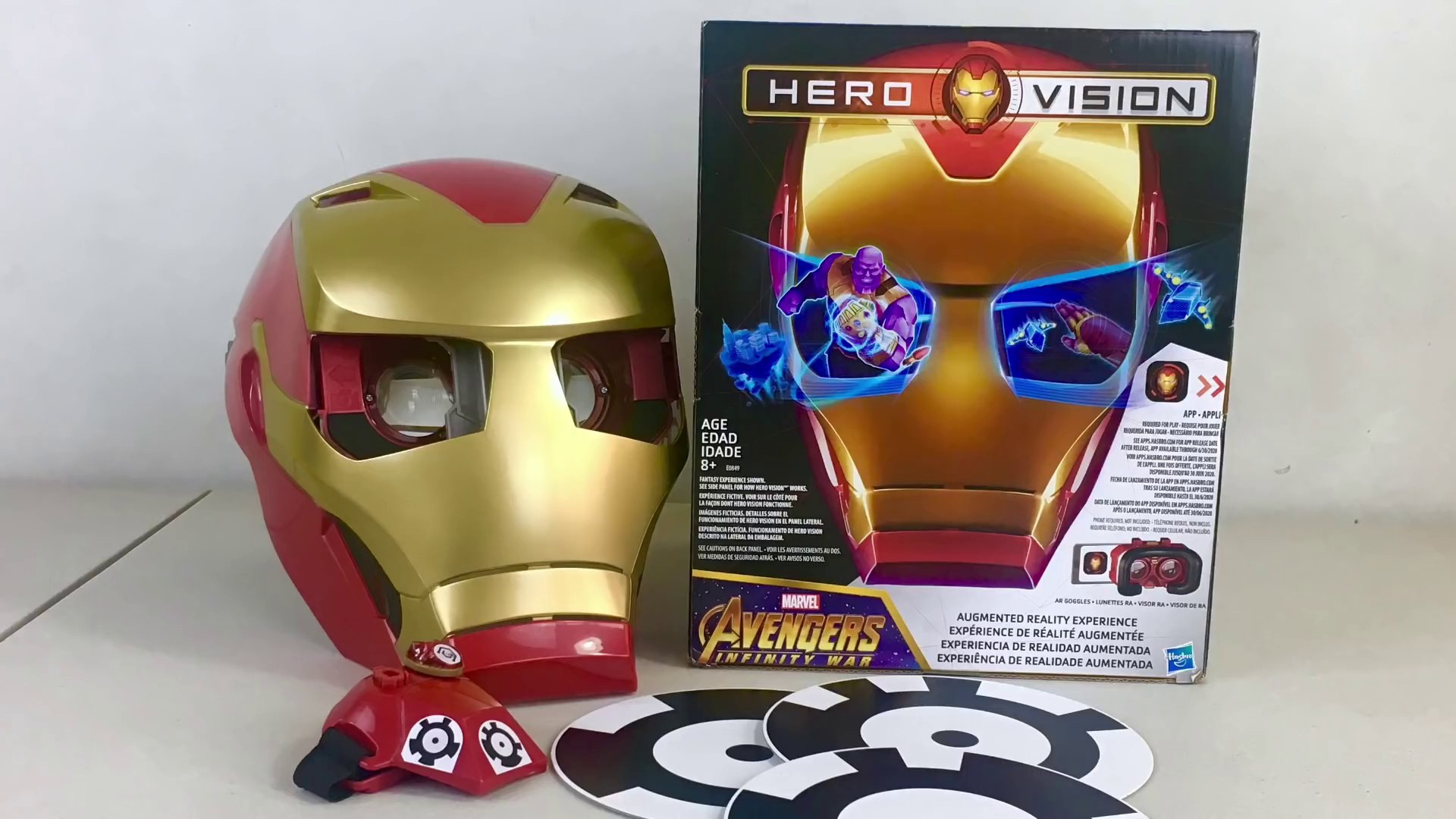 Infinity War Hero Vision Iron Man AR Experience Marvel Avengers Hasbro 