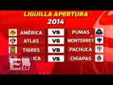 Así se disputarán los cuartos de final del Apertura 2014/ Rigoberto Plascencia