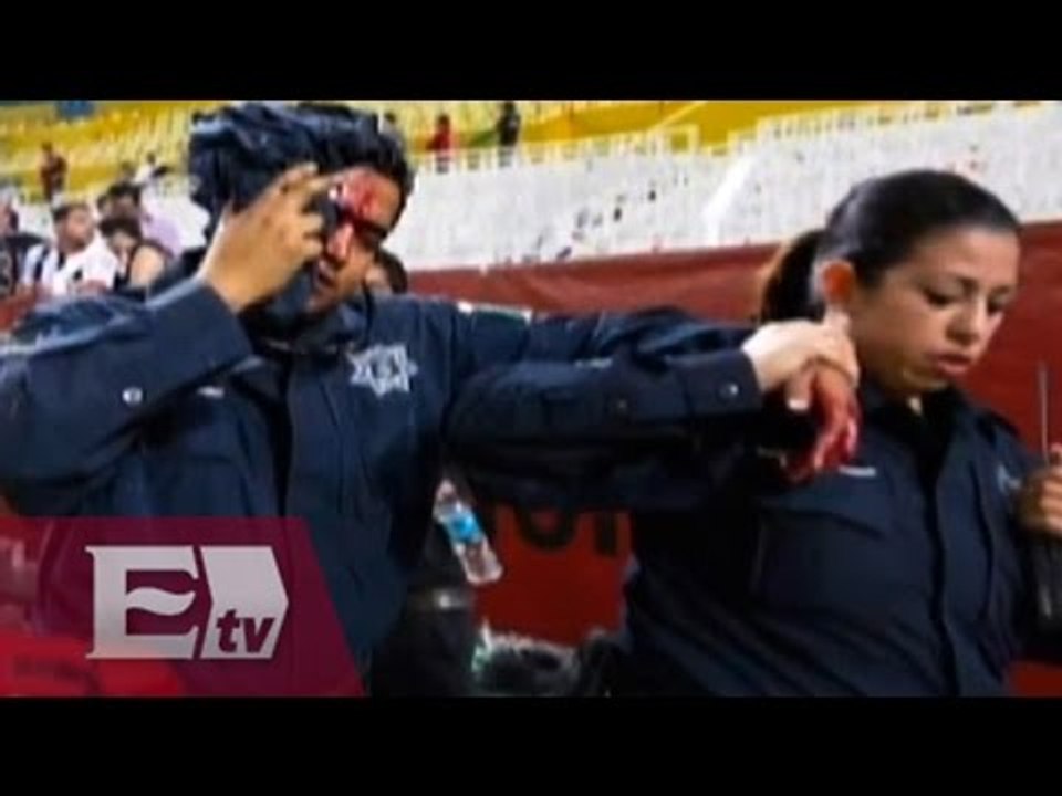 Violencia en el estadio Jalisco tras la derrota de Atlas/ Rigoberto Plascencia