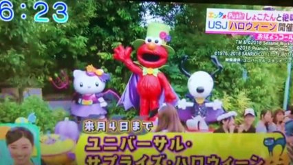 しょこたん　絶叫 USJ ハロウィーン開催　2018