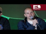 René Pérez, vocalista de Calle 13,  en conferencia dentro de la FCPyS UNAM / Función