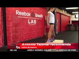 Los saltos al cajón para fortalecer piernas/ Rigoberto Plascencia