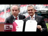 Liga MX y GDF presentan Manual de Estadio Seguro/ Rigoberto Plascencia