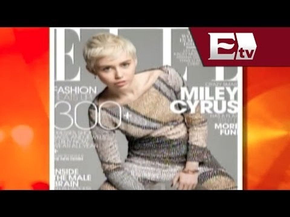Miley Cyrus en la portada de la revista "Elle" / Joanna Vegabiestro